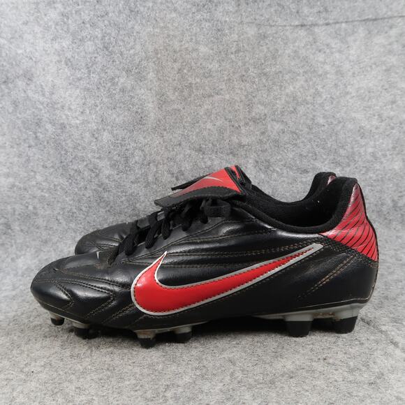 Nike Shoes Mens 7.5 Soccer Football Cleats Premier II FG Leather Black Red Logo main image 11